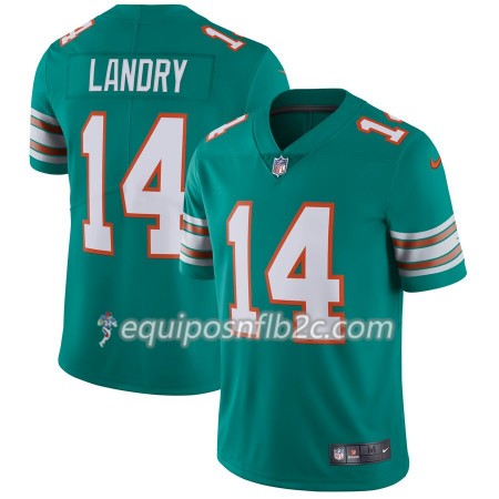 Camiseta Hombre NFL Miami Dolphins Jarvis Landry 14 Nike Aqua